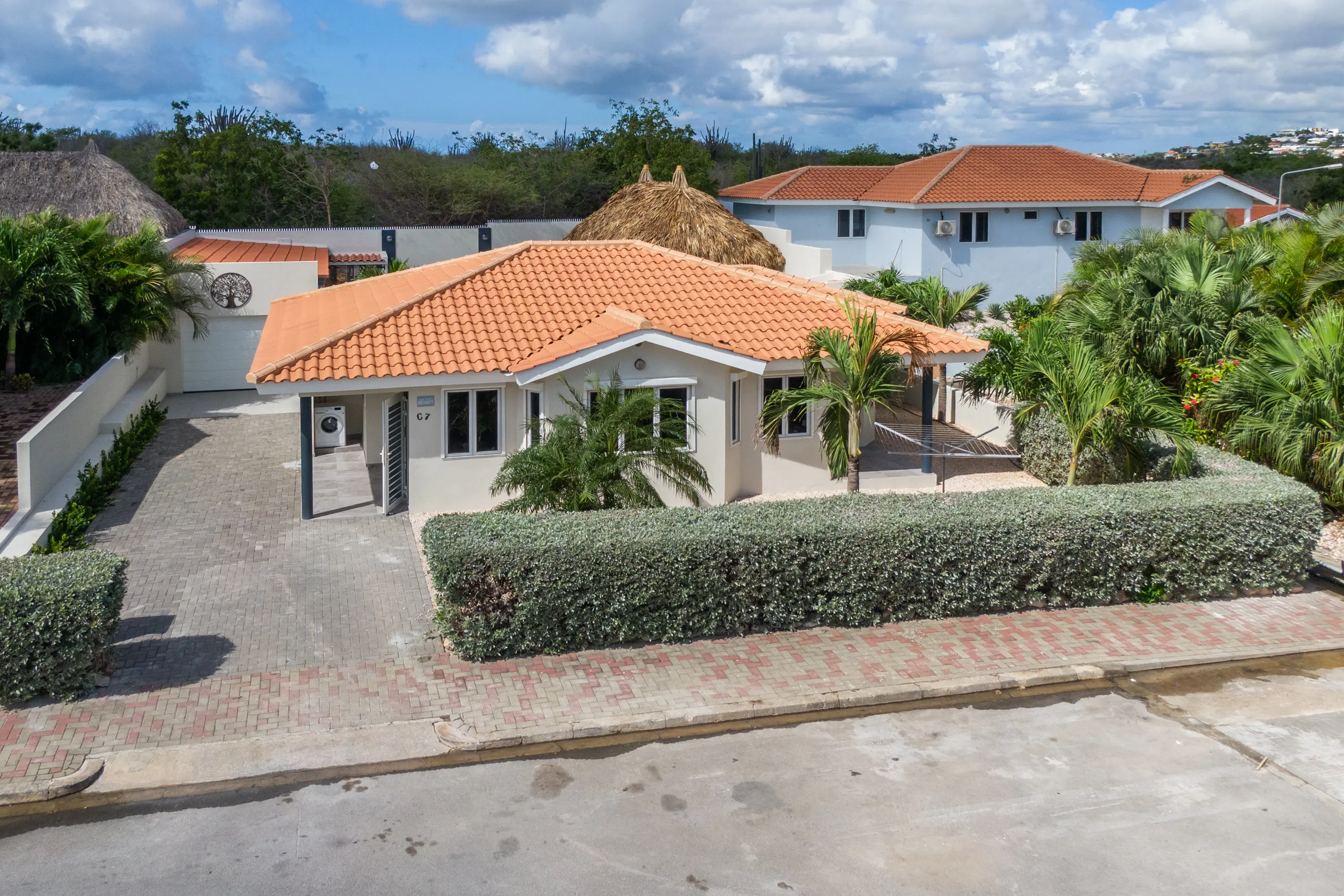 Villa Dushi buitenzijde