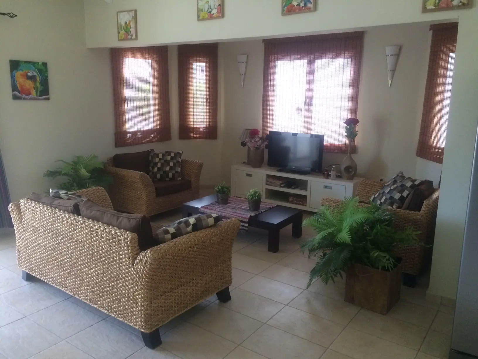 Woonkamer Villa Dushi Bida